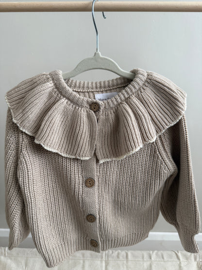 Peplum Knitted Cardigan