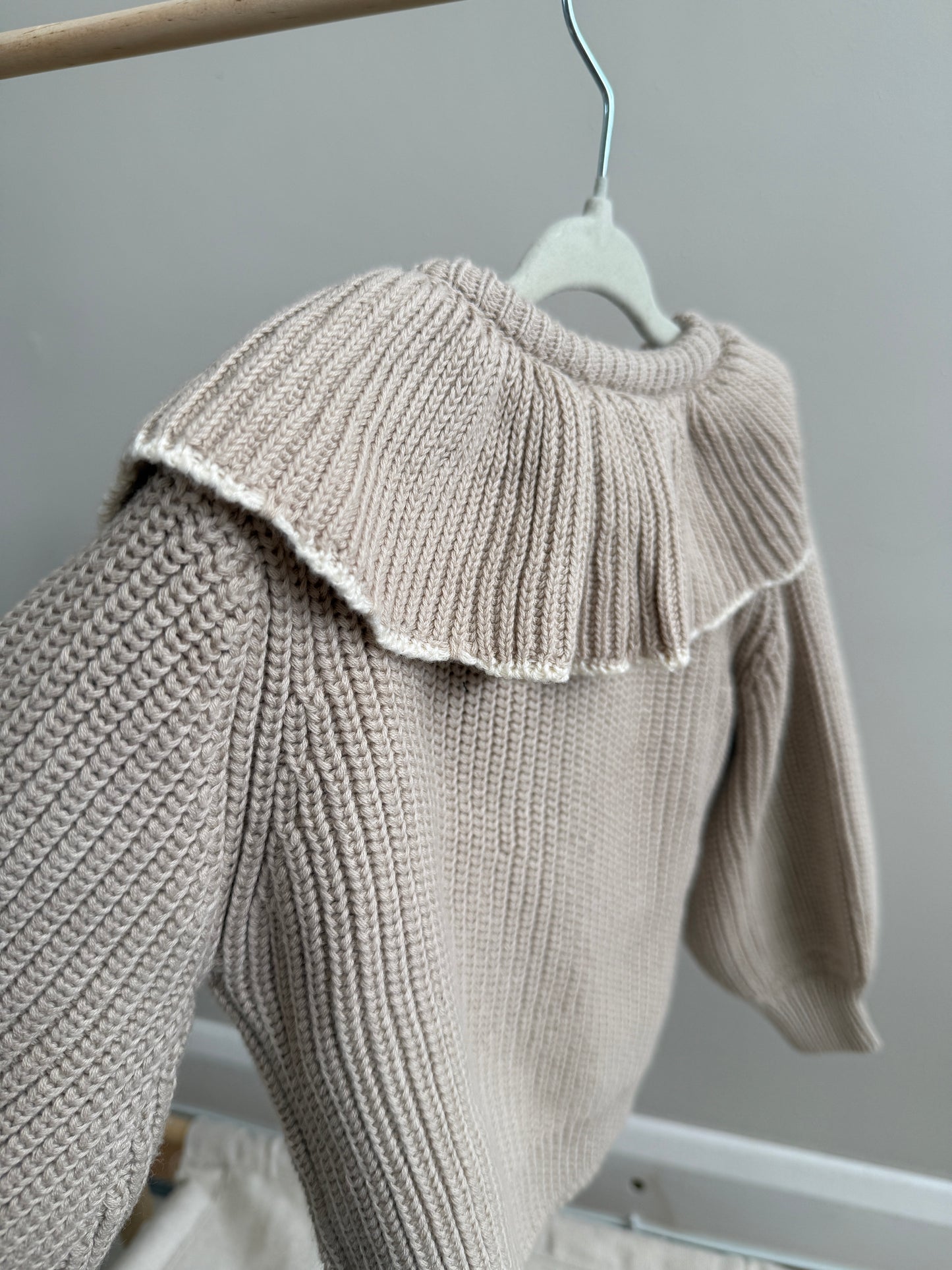 Peplum Knitted Cardigan