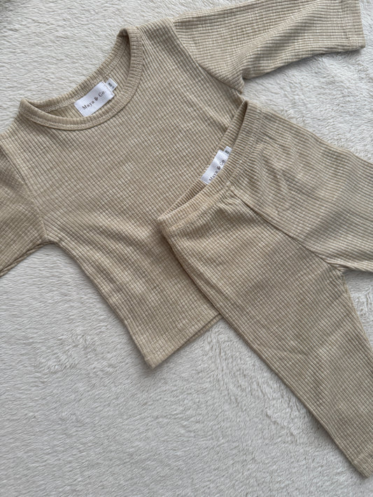 Ribbed Two-Piece Set